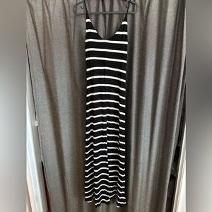 Black & White Maxi Dress